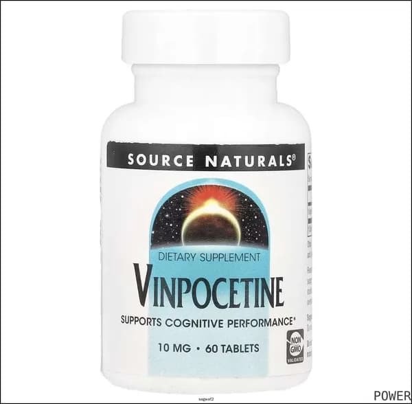 , Vinpocetine, 10 мг, 60 таблеток POWER