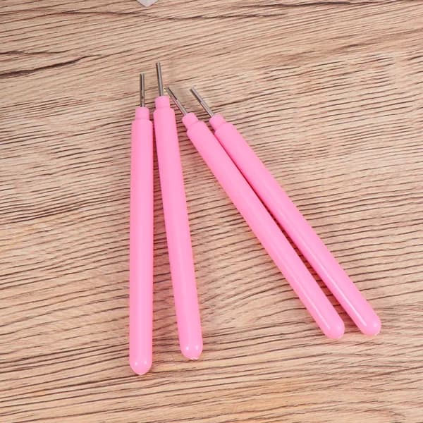 Набор из 10 розовых инструментов для квиллинга, бумажные ветвистые ручки для творчества