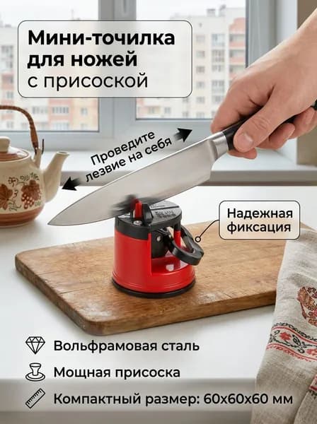 Точилка для ножей, ножниц, 6 см