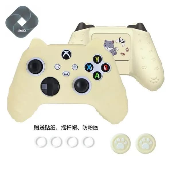XBOX кожух для контроллера с лапками кота, изготовлен из силикона, совместим с контроллером Xbox Series X/S.