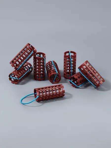 Бигуди на резинке d 2,7 см цвет МИКС