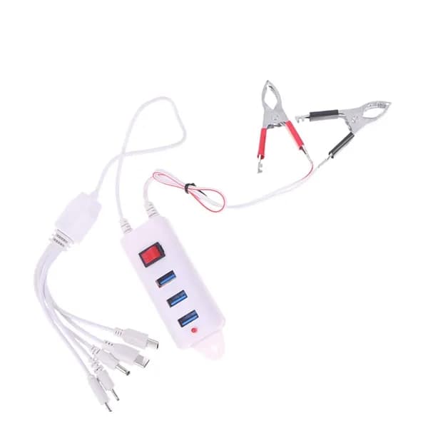 Зажим 3USB с переключателем зарядного устройства для мобильного телефона