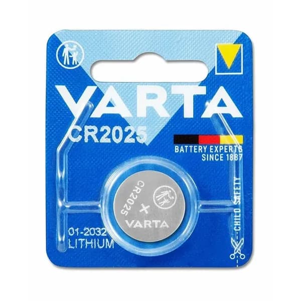 Батарейка литиевая VARTA CR2025 дисковая 3В (бл1)