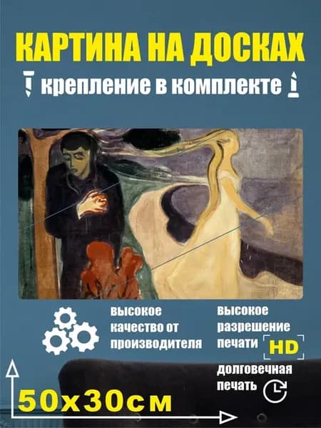 Картина в разрезе - Эдвард Мунк Расставание