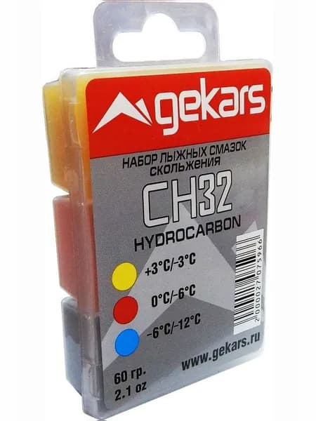 Набор смазок скольжения GEKARS PRO HYDROCARBON CH32 +3-3, -2-8, -6-12 C