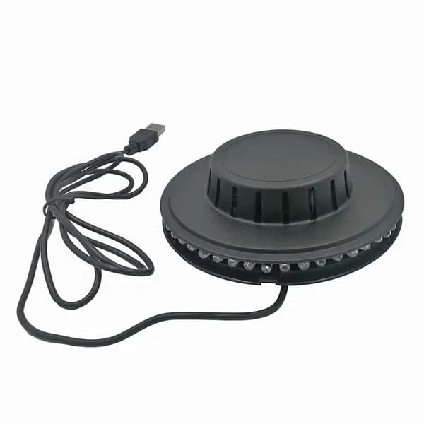 USB-светильник Солнце с 48 LED и звуковым управлением