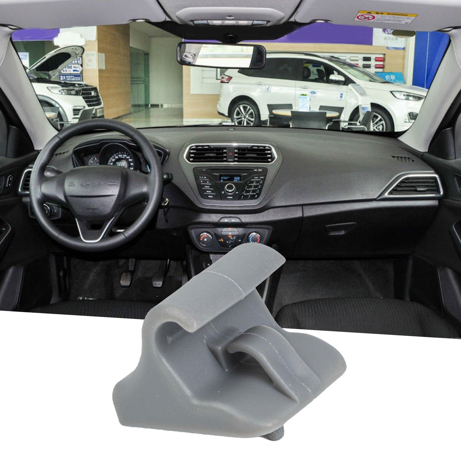 1 шт. Серый зажим для солнцезащитного козырька, деталь для Hyundai I20 GETZ-8523505100OM, держатель, кронштейн