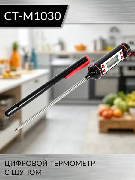 Цифровой термометр с щупом Car-Tool CT-M1030