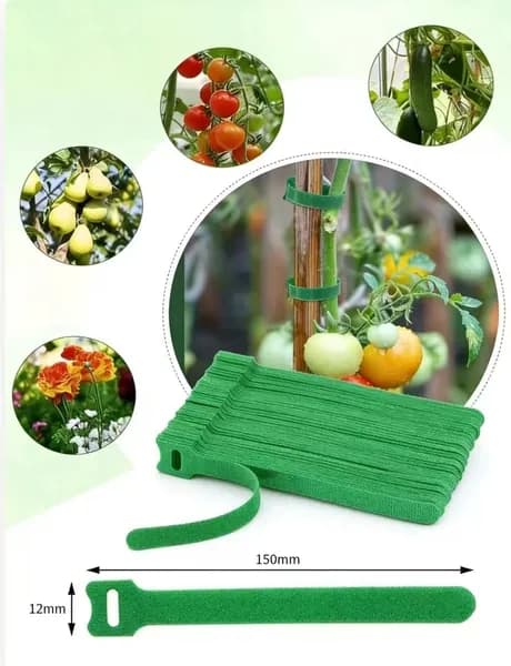 Клипсы для подвязки растений 15 см x 1.2 см 100 шт