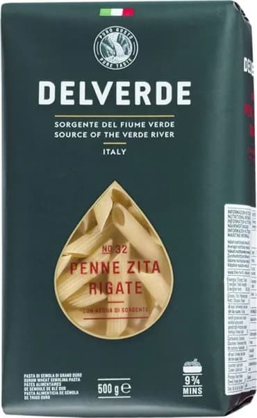 Макаронные изделия Delverde перья Пенне Дзита Ригате 500г