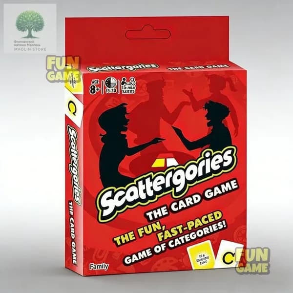 Scattergories: Быстрая карточная игра со словами Для 2-6 игроков от 8 лет