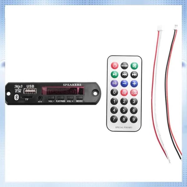 Bluetooth 12 В MP3 WMA декодер доска аудио модуль FM AUX USB TF радио совместим с автомобиля удаленный музыкальный динамик