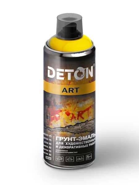 DETON ART - Грунт-эмаль - Angel Blue - Аэрозоль 520 мл