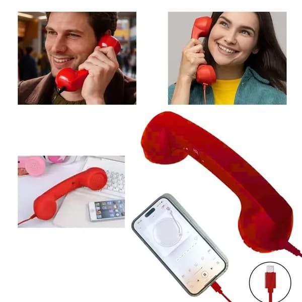 Наушники проводные с микрофоном, 3.5 мм, USB Type-C, красный
