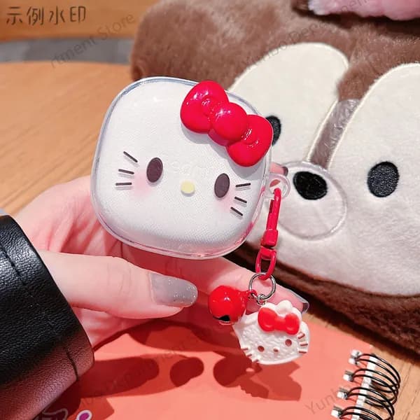 Чехол Для наушников Redmi Buds 6 PLAY Прозрачный с Украшения