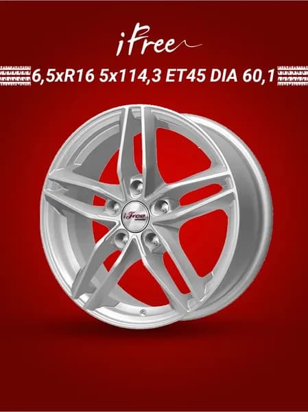 iFree Moskva Колесный диск Литой 16x6.5" PCD5х114.3 ET45 D60.1