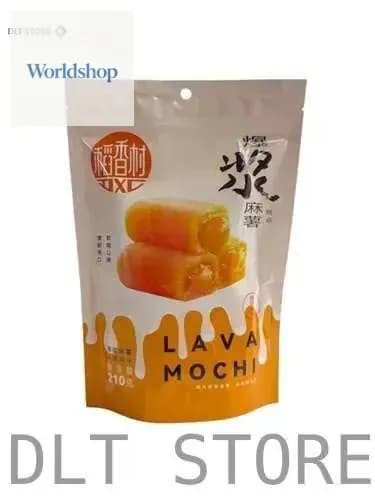 Lava Mochi Моти со вкусом яичного крема 210 гр / оранжевая