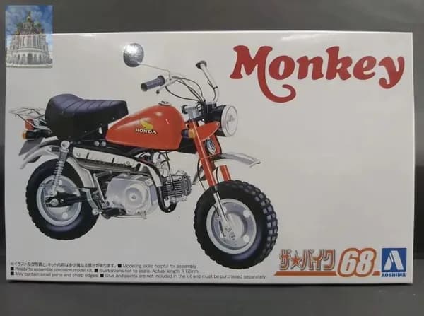 Сборная модель мотоцикла 06434 Z50J-1 Monkey 78, 112, с хромированными деталями