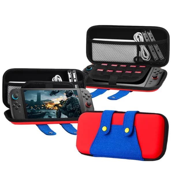 Чехол-бокс для Nintendo Switch 2 из ЭВА с отделениями и мягким ворсистым внутренним покрытием