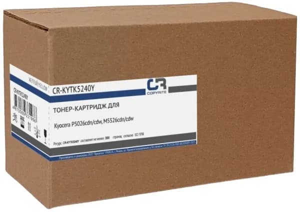 Картридж для принтера лазерный CopyRite CR-KYTK5240Y TK-5240Y желтый (3000стр.) для Kyocera P5026cdn/cdw/M5526cdn/cdw (CR-KYTK5240Y)