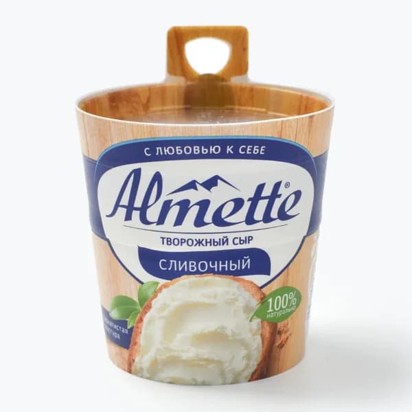 Сыр творожный сливочный 60% 150 г, Almette