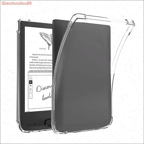 Прозрачный чехол для PocketBook 606, 616, 617, 618, 627, 628, 632, 633 e-Reader - Ультратонкая легкая прозрачная силиконовая гибкая мягкая задняя крышка