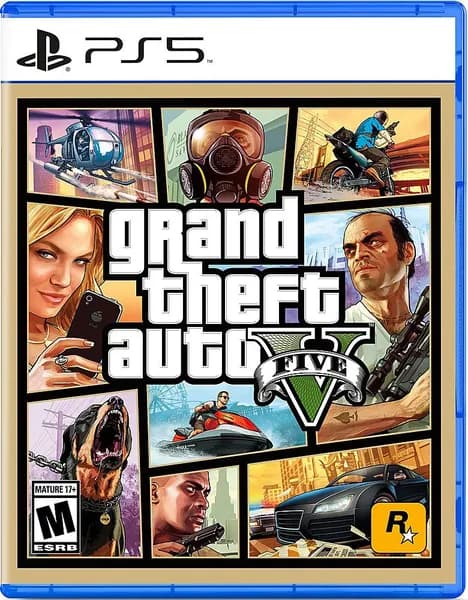 Игра Grand Theft Auto V (GTA 5) (PlayStation 5, Русские субтитры)