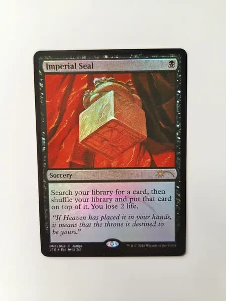 Портативные карты MTG Настройка и прокси высококачественной фольги Императорская печать6