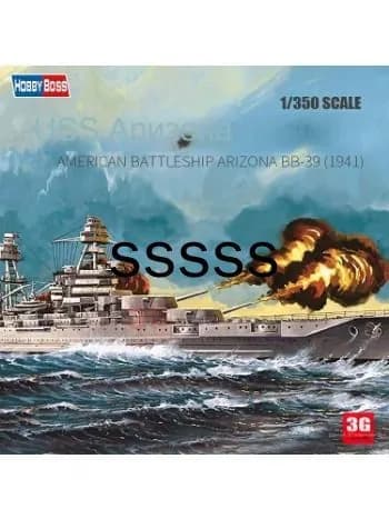 Трубач собрал корабль 86501 США BB - 39 Аризона 1941 1 / 350