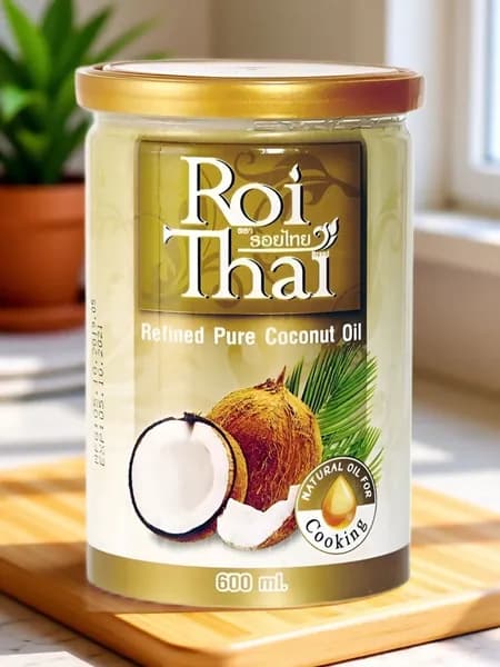 Кокосовое масло рафинированное Roi Thai 600 мл, Таиланд