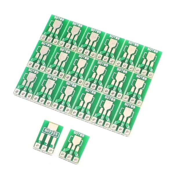 20 шт. SOT89 SOT223 на DIP PCB переходник плата штыревой адаптер конвертер