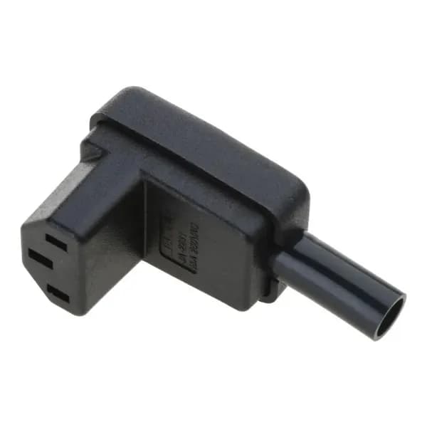 Угловой разъем IEC 320 C13 90