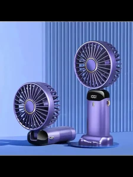 Портативный вентилятор 5 скоростей Фиолетовый, PURPLE