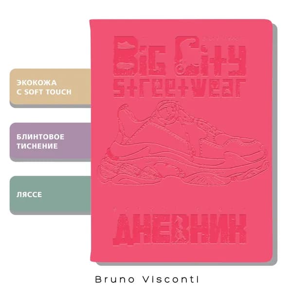 Bruno Visconti Дневник школьный A5, листов: 48