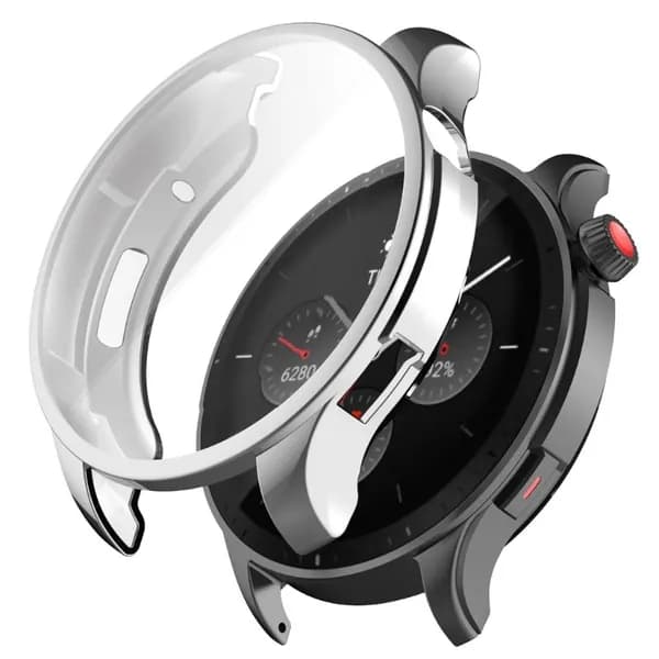Умные часы чехол для Amazfit GTR4 полная крышка TPU покрытием жесткий чехол