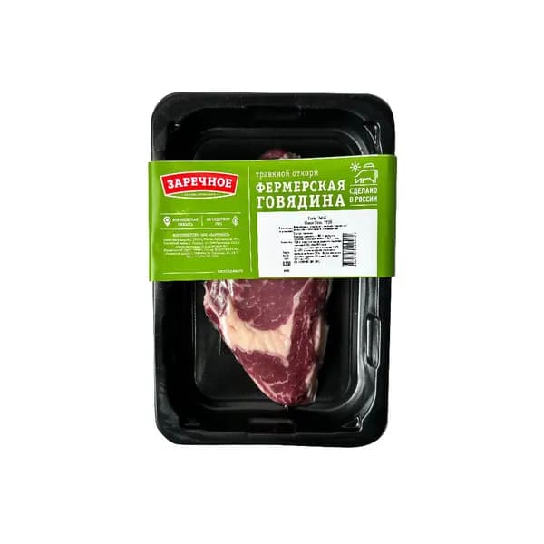 Стейк Рибай из говядины 250 г, Заречное, охлажденный