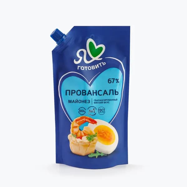 Майонез Провансаль 67% 390 мл Я Люблю Готовить