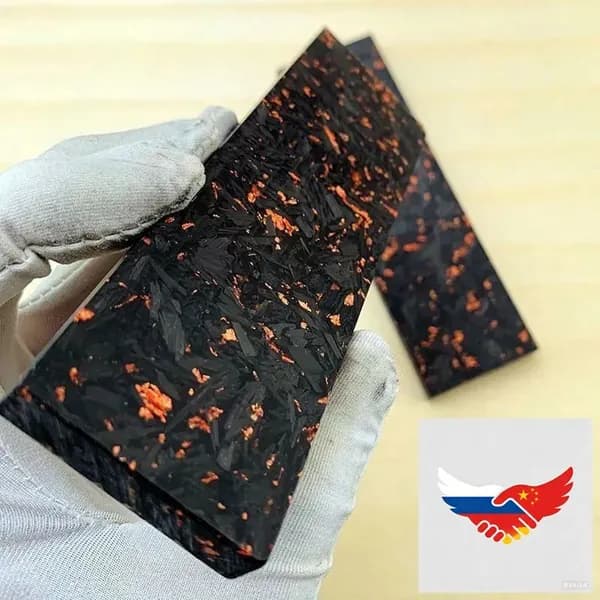 1 кусок накладки из углеродного волокна для держателя инструмента, 135*40*2.5 мм
