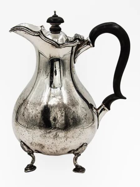 Кофейник, 1900 - 1930 годы, Англия; мельхиор, серебрение; 0.7 л.