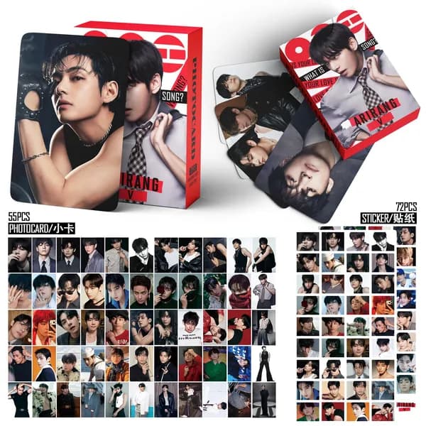 127pcs/box BTS SOLO V голографические фотокарточки ARIRANG KPOP лазерные LOMO карты
