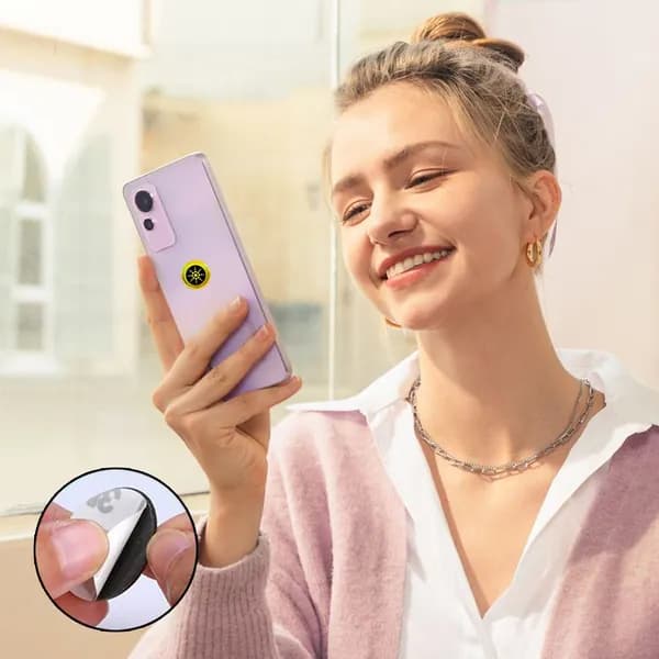 Квантовый защитный экран от электромагнитного излучения для смартфонов и ноутбуков, золотой, 6 шт
