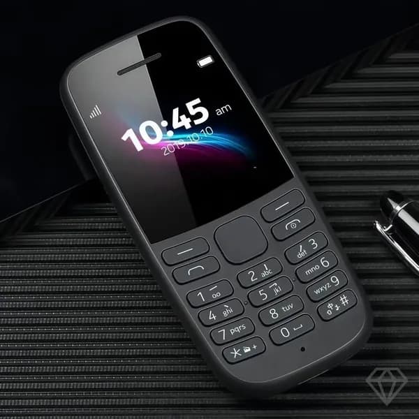 Мобильный телефон Nokia 105 кнопочный телефон. Мобильный телефон Нокиа 105 две Сим-карты. Русская клавиатура, черный матовый