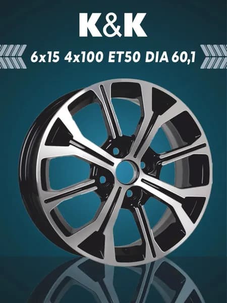 iFree KC945 Колесный диск Литой 15x6" PCD4х100 ET50 D60.1