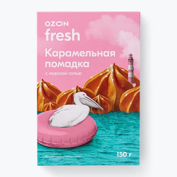 Карамельная помадка с морской солью 150 г, Ozon fresh