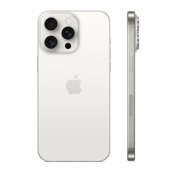 Муляж iPhone 15 Pro White Titanium / Макет-копия смартфона Айфон 15 Про белый титан / Образец для витрины iPhone 15 Pro белый титан