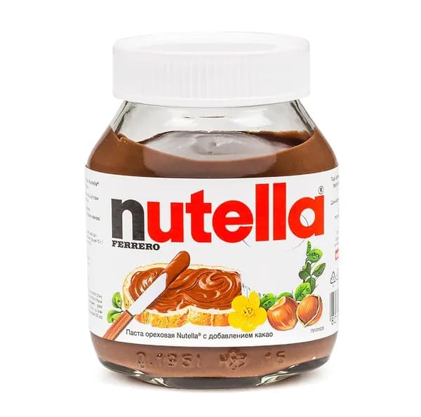 Nutella паста шоколадная, 180 г, Россия