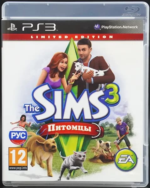 Игра The Sims 3: Питомцы PS3 Полностью на русском языке