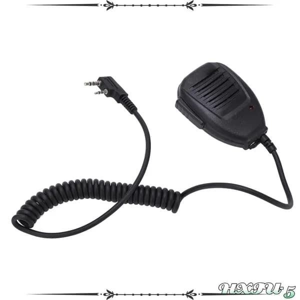 Микрофон для рации, 360 вращающийся, LED индикатор, для BaoFeng UV 5R и радиолюбителей