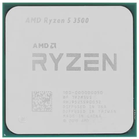 Процессор AMD Ryzen 5 3500 (100-000000050) OEM - AM4, 6 x 3,6 ГГц, L2 - 3072 КБ, L3 - 16 МБ, DDR4 - 3200 МГц, TDP 65 Вт