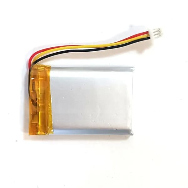Аккумулятор подходит для видеорегистратора Transcend DrivePro 100 3.7v 470mAh 3pin + разъем (фишка) коннектор на 3 провода (совместимая батарея универсальная) Терабайт Маркет